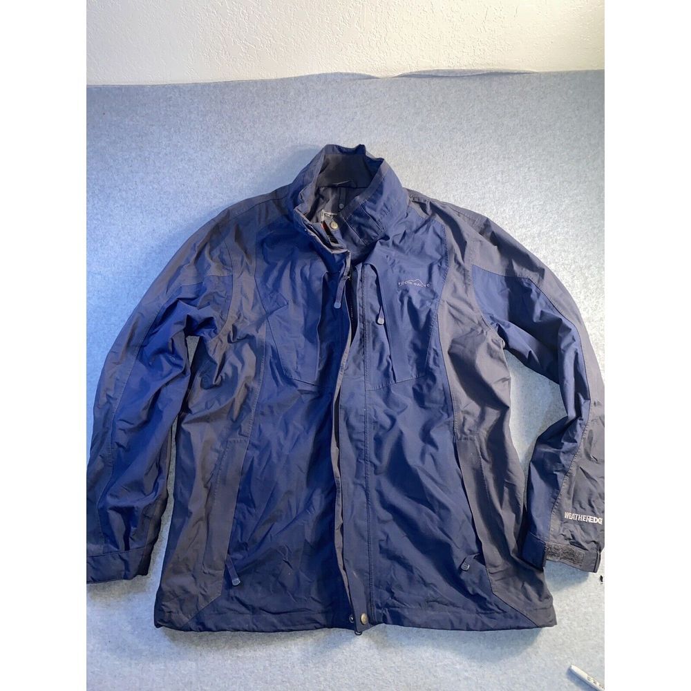 Eddie Bauer‎ WeatherEdge Thinsulate Jacket Blue Mens Size Large